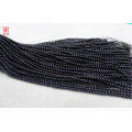 6-7mm Black Round Pearl Strand (ES293)